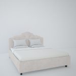 Кровать Palace 180x200 см Велюр Бежевый — изображение 6