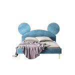 Кровать Дизайнерская Микки голубая  120х200 