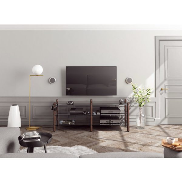 ТУМБА ПОД ТВ Latitude SAGA GLASS SET 004 светлый ясень — изображение 5