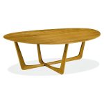 Стол журнальный  Sanders из массива дуба темный — изображение 3