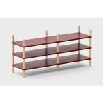 Тумба под ТВ Latitude SAGA ARNO SET 002 бордовый