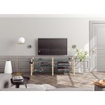 ТУМБА ПОД ТВ Latitude SAGA GLASS SET 004 светлый ясень — изображение 4