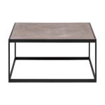 Стол журнальный Parquette на металлическом основании с деревянной столешницей — изображение 2