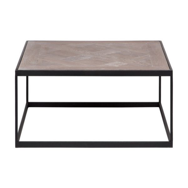 Стол журнальный Parquette на металлическом основании с деревянной столешницей — изображение 2