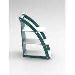 Стеллаж Парус К10 темно-бирюзовый — изображение 2