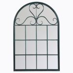 Настенное зеркало «Венсен» (черный антик)