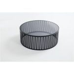 Журнальный столик АМСТЕРДАМ из стали и закаленного стекла