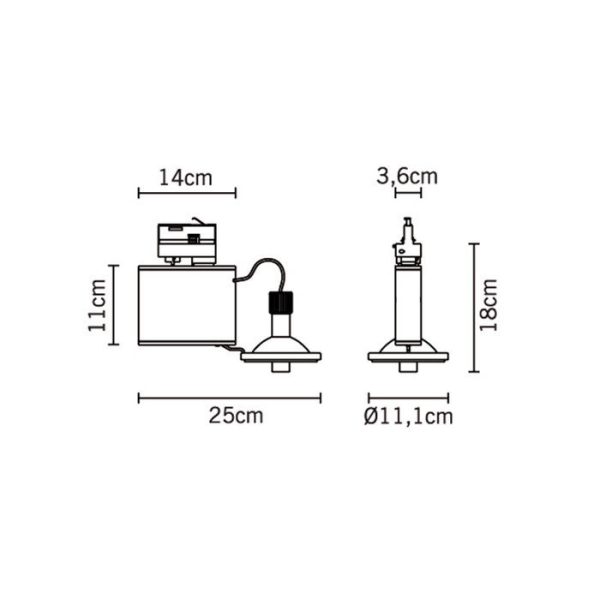 Спот Fabbian ORBIS из полированного алюминия — изображение 3