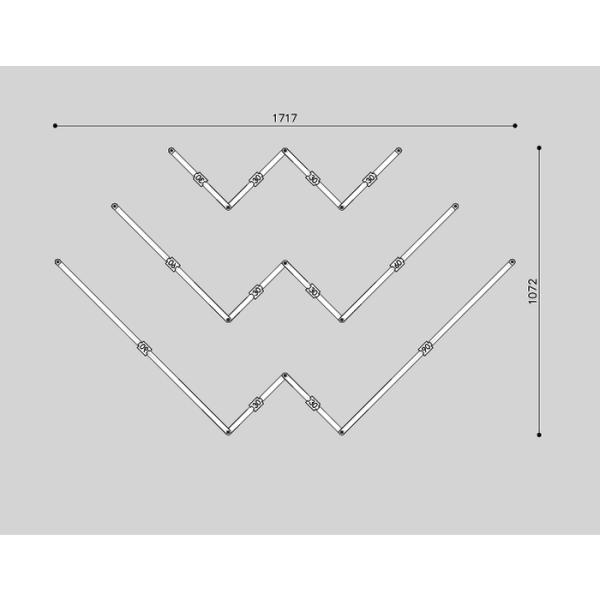 Полки Latitude FLEX SHELF SET 103 GRADIENT ros — изображение 2