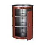 Бочка-шкаф с дверью и полками ХL