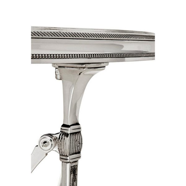 Кофейный столик  St Etienne из металла цвета античное серебро — изображение 4