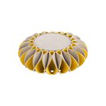 Низкий пуф GAN Ruff из 100% шерсти