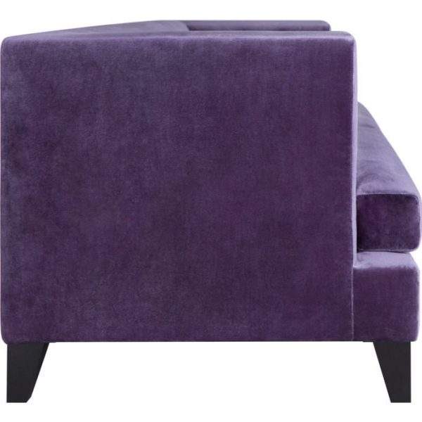 Диван с обивкой из фиолетовой ткани  — изображение 3