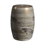 керамический столик-табурет Carp в виде барабана 
