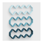 Полки Latitude FLEX SHELF SET 102 GRADIENT wave