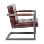 Стул с подлокотниками Jenson Club Rich Brown — изображение 3