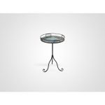 Приставной Журнальный столик  на металлической ножке