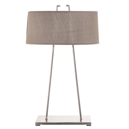 Настольная лампа Sara с серым абажуром 