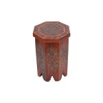 ТАБУРЕТ МАРОКАНСКИЙ ИЗ МАССИВА палисандры