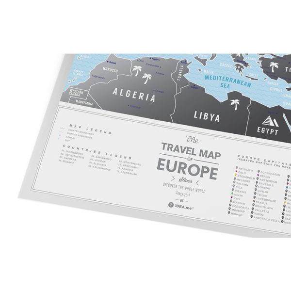 Карта travel map silver europe — изображение 28