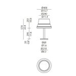 Настольная лампа Contardi AUDREY TA — изображение 2