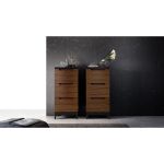 комод с тремя выдвижными ящиками ALTO Зебрано