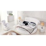 Кровать Letto Rotondo GM 06 с обивкой из экокожи или велюра 220 см
