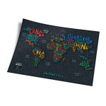 Карта travel map letters world — изображение 13