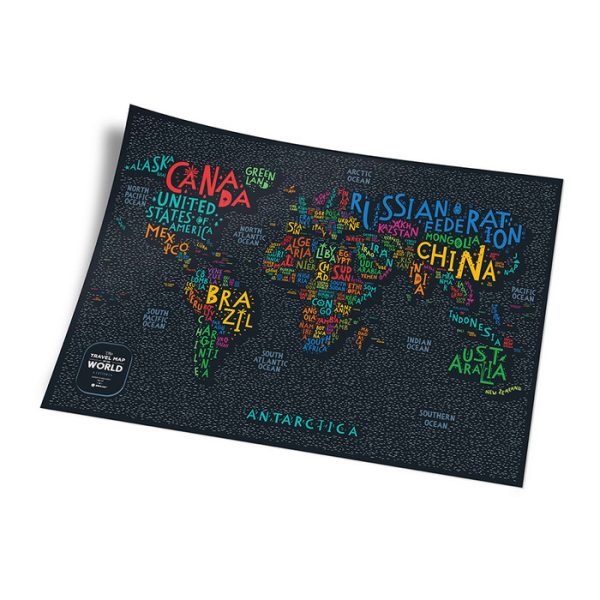 Карта travel map letters world — изображение 13