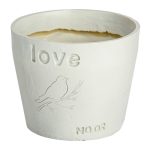 Цветочный горшок Love Белый