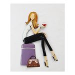 Декоративное настенное панно Traveling Girl