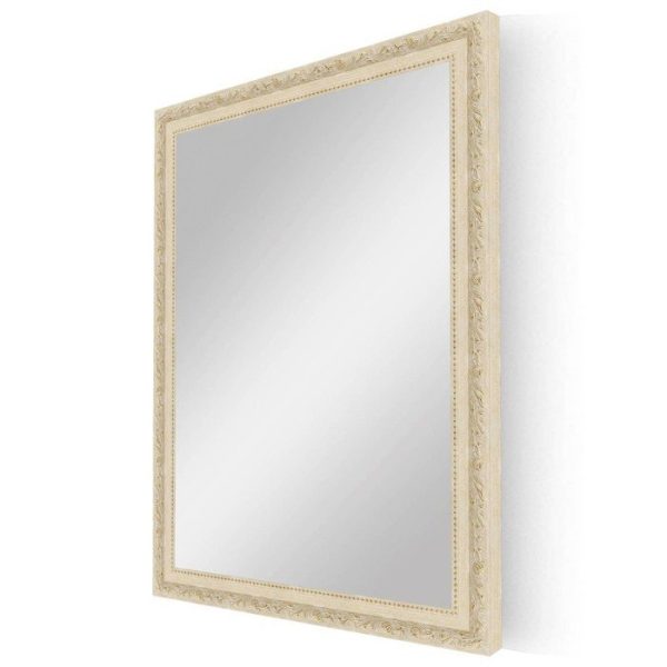 Настенное Зеркало большое Светлая Лоза в кремовой рам — изображение 3