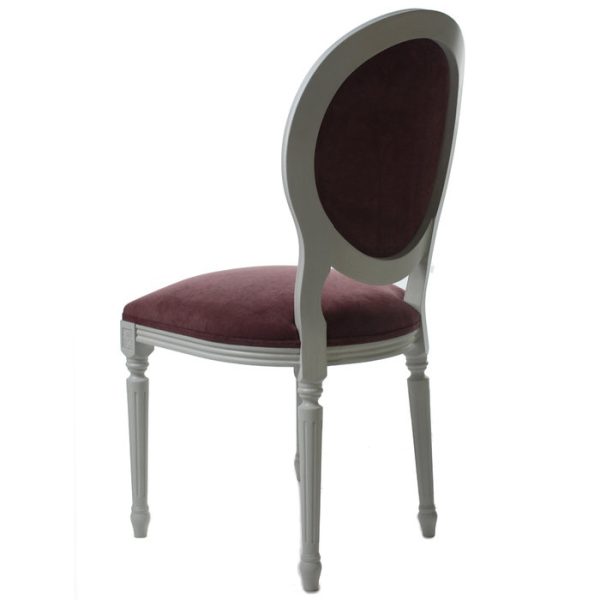 стул с мягкой обивкой лиловый — изображение 3