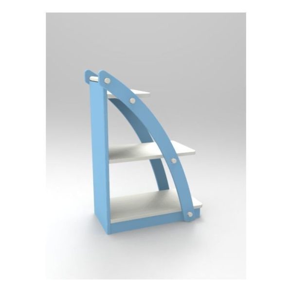 Стеллаж Парус К8 Пастельно-бирюзовый — изображение 8