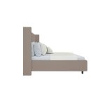 Кровать Wing-2 200x200 см Велюр Серый — изображение 2