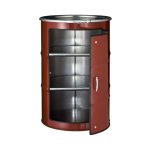 Бочка-шкаф с дверью и полками L