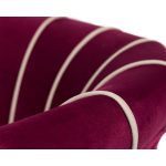 Кресло Shell бордовый велюр — изображение 5