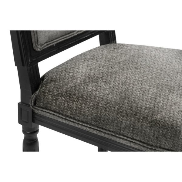 Обеденный стул с мягкой обивкой Overture лен — изображение 4