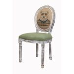 стул с мягкой обивкой Volker green bear — изображение 4