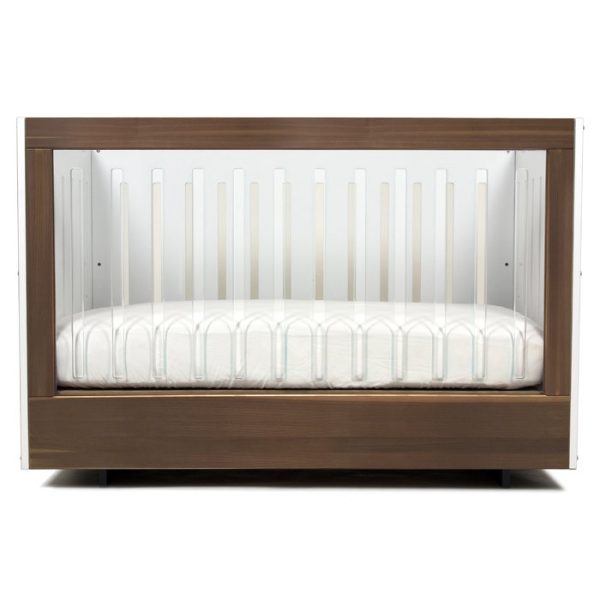 кроватка Roh орех c одной стороны акриловая панель Spot On Square  — изображение 4