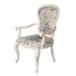 Полукресло с твердыми подлокотниками