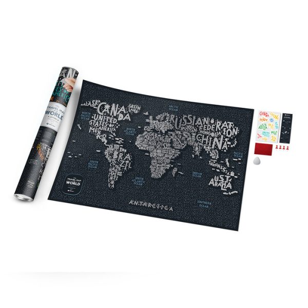 Карта travel map letters world — изображение 23