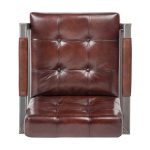 Стул с подлокотниками Jenson Club Rich Brown — изображение 5