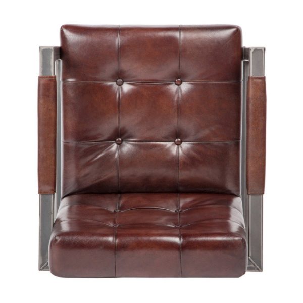 Стул с подлокотниками Jenson Club Rich Brown — изображение 5