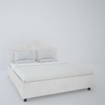 Кровать Palace 160x200 см Велюр молочного цвета — изображение 6