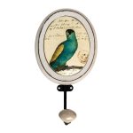 Настенный крючок в стиле прованс Попугай