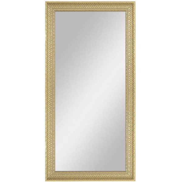 Зеркало напольное Плетеное Золото — изображение 2