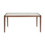 Стол обеденный Edge с отделкой из древесины вишневого дерева