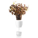 Горшок для растений с функцией самополива 9 см белый — изображение 2