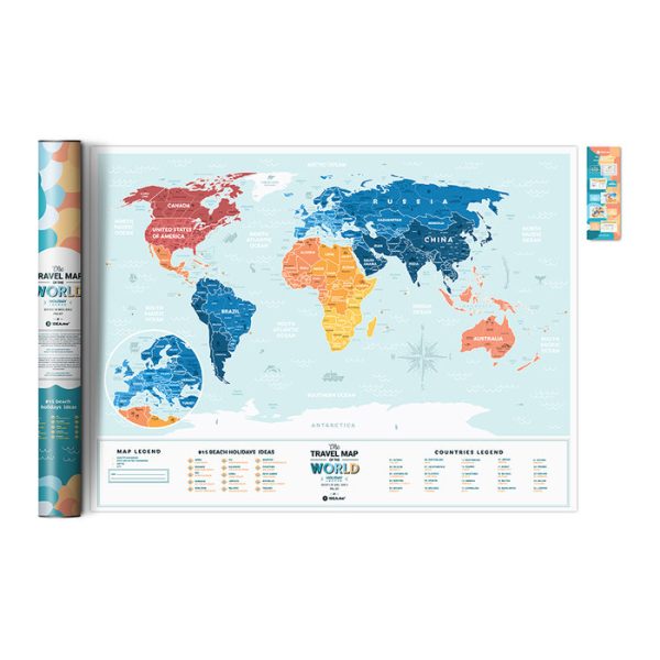 Карта travel map holiday lagoon world — изображение 10